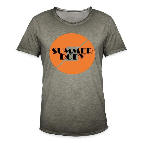 Summer Body Prêt pour l'Été sur T-shirt vintage Homme