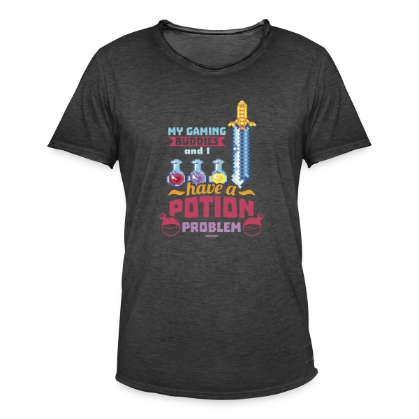 Game Nerd - Console Gaming & Manette sur T-shirt vintage Homme