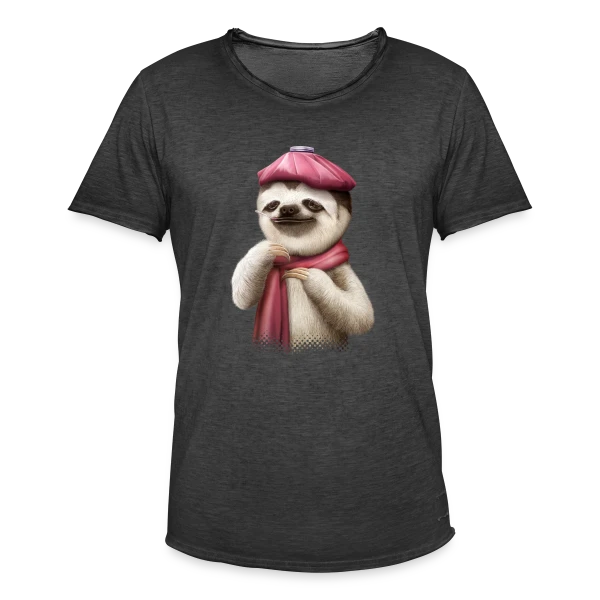 La Fièvre du Paresseux sur T-shirt vintage Homme