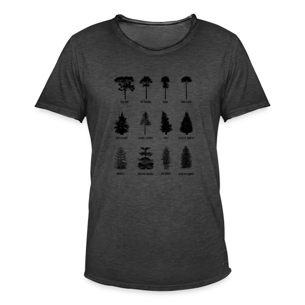 Arbre Majestueux de la Forêt sur T-shirt vintage Homme
