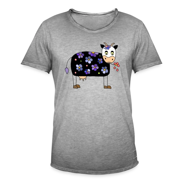 La Vache Rigolote sur T-shirt vintage Homme