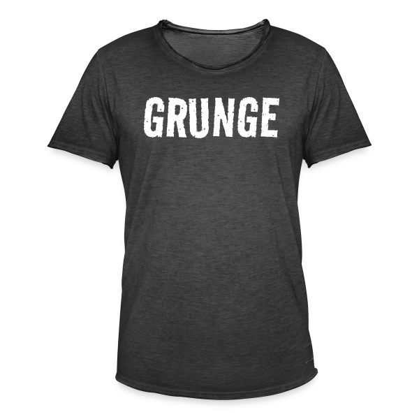 Esprit Grunge Blanc sur T-shirt vintage Homme