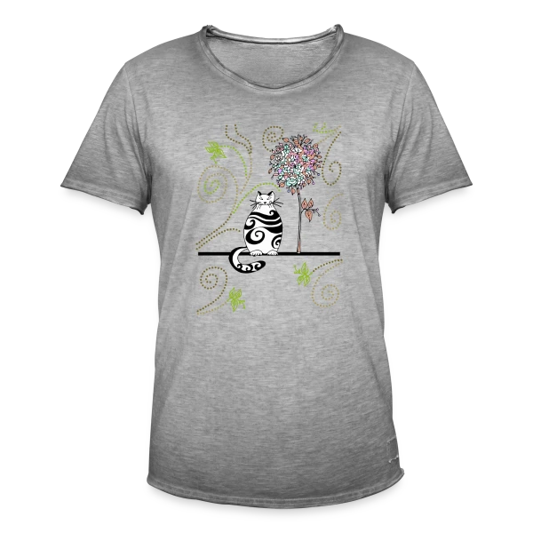 Mon Chat Adoré sur T-shirt vintage Homme
