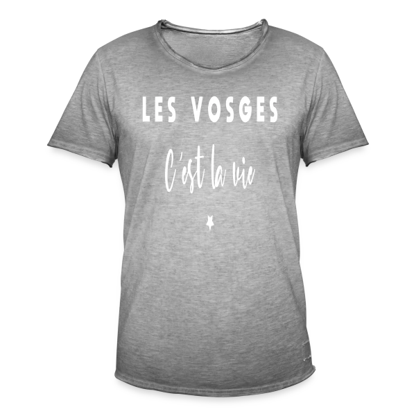 Les Vosges, C'est la Vie ! sur T-shirt vintage Homme