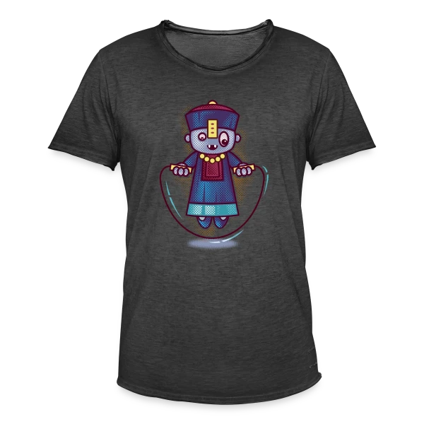 Le Vampire Sauteur Chinois sur T-shirt vintage Homme