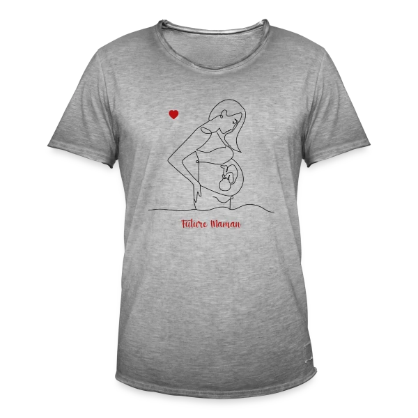 Future Maman : Douce Attente sur T-shirt vintage Homme