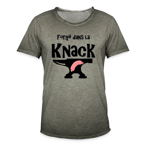 Forgé dans la Knack sur T-shirt vintage Homme
