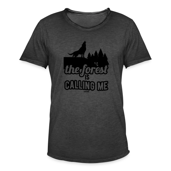 L'Appel de la Forêt sur T-shirt vintage Homme