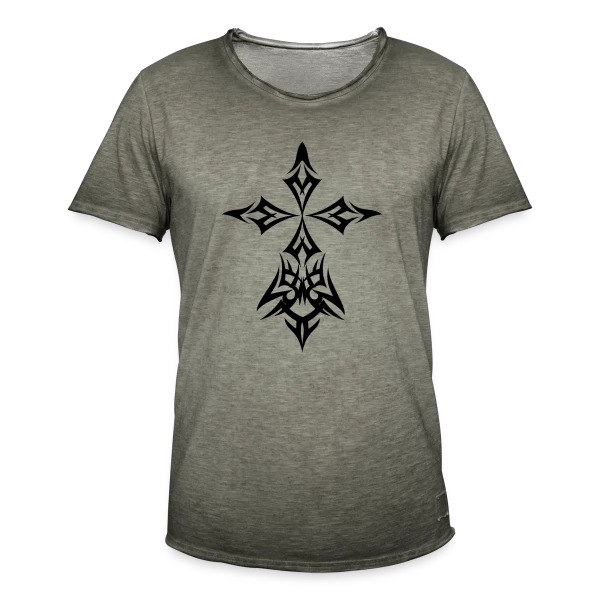 Hermine Tribal Celte - Symbole de Bretagne sur T-shirt vintage Homme