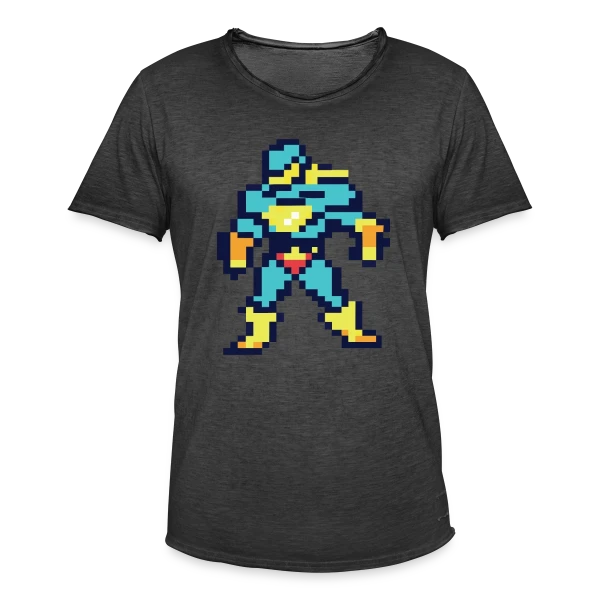 Super-Héros Rétro Sammy sur T-shirt vintage Homme