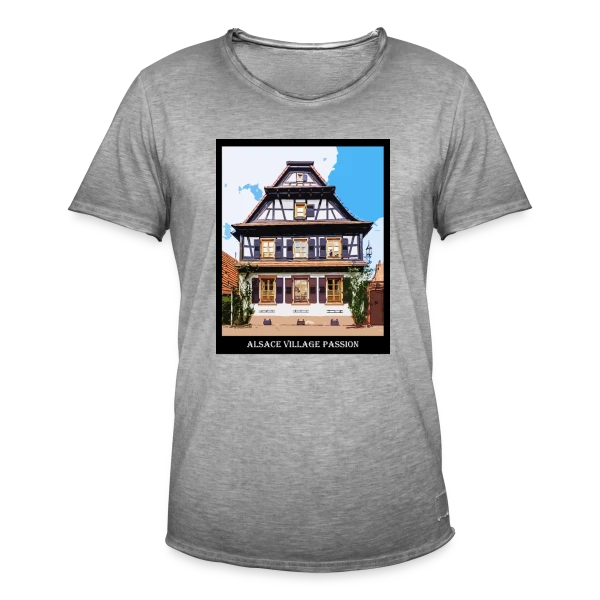 Maison Alsacienne Typique sur T-shirt vintage Homme