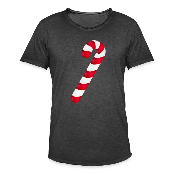 Sucre d'Orge : Douceur de la Saison de Noël sur T-shirt vintage Homme