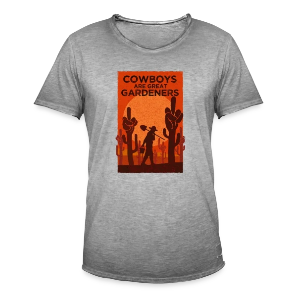 Jardinier du Far West sur T-shirt vintage Homme