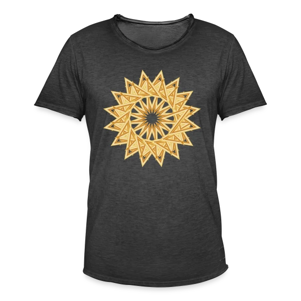 Étoile Dorée Exceptionnelle pour Noël sur T-shirt vintage Homme