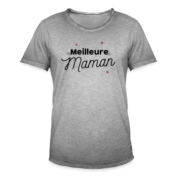 Meilleure Maman : Le Cadeau Parfait pour Elle sur T-shirt vintage Homme