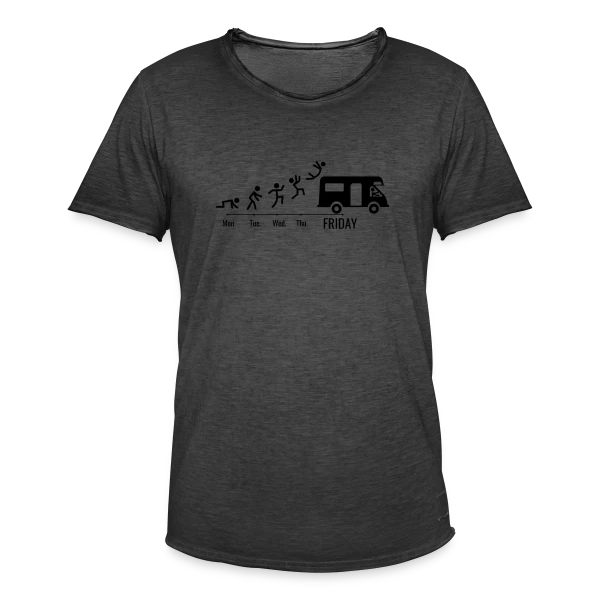 Conducteur de Camping-Car en Week-End sur T-shirt vintage Homme