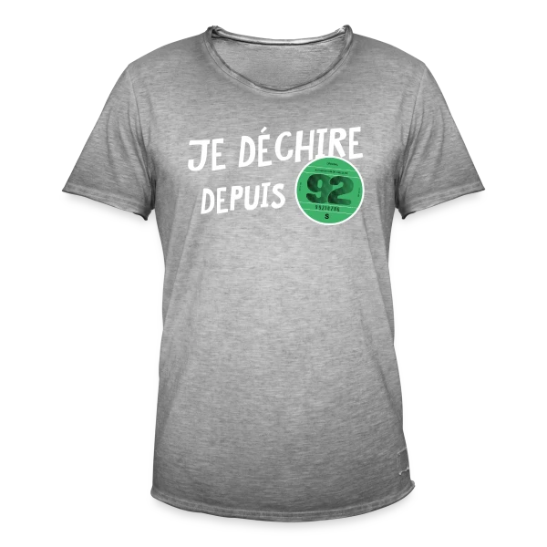 Anniversaire 1992 'Je Dékire' - Vignette Automobile Rétro sur T-shirt vintage Homme