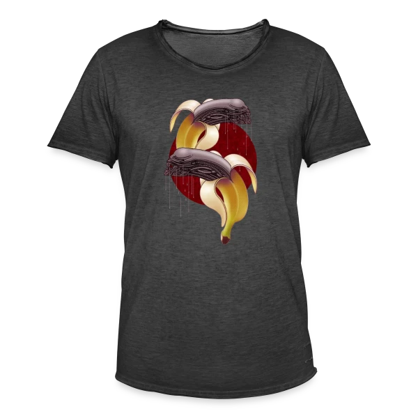 Banane Extraterrestre sur T-shirt vintage Homme