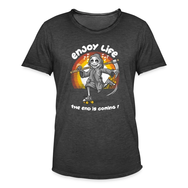 Profite de la Vie! sur T-shirt vintage Homme