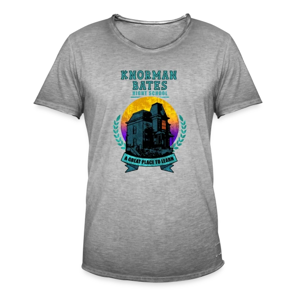 Knorman Bates : Cours du Soir sur T-shirt vintage Homme