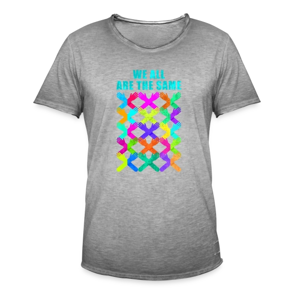 Unis Contre le Racisme sur T-shirt vintage Homme
