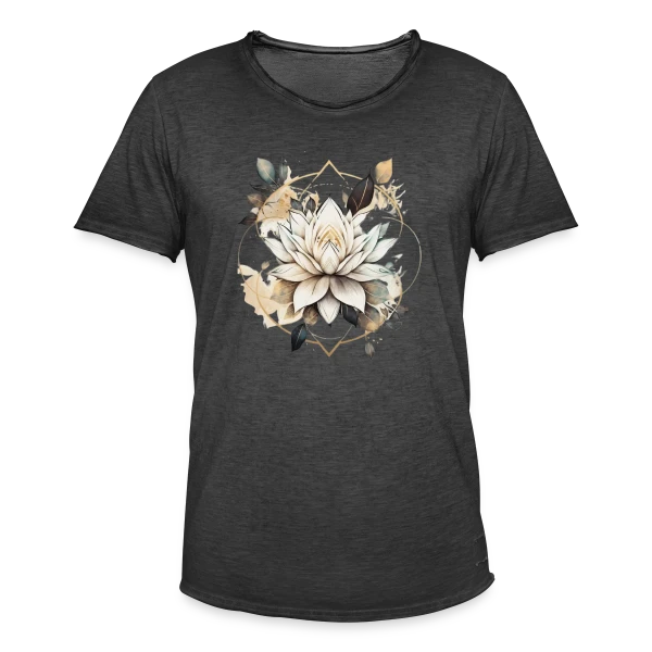 Yoga: L'Art de la Méditation sur T-shirt vintage Homme