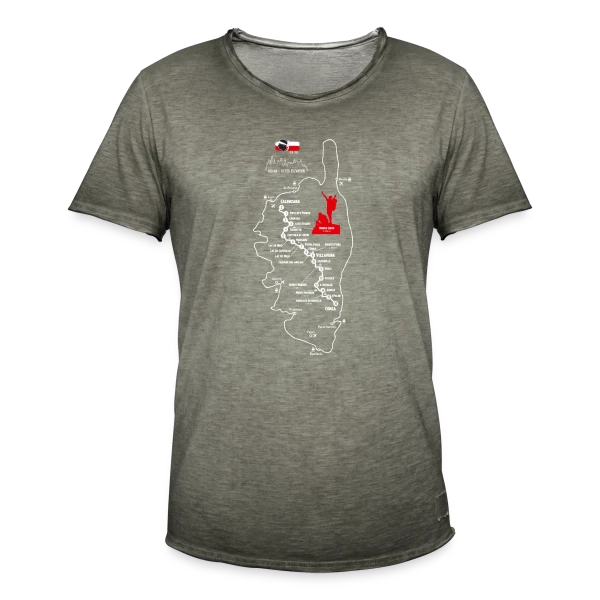 GR20 Corse: Randonnée Mythique sur T-shirt vintage Homme
