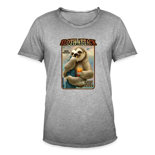 Assaut du Paresseux Géant : Chapitre 1 sur T-shirt vintage Homme