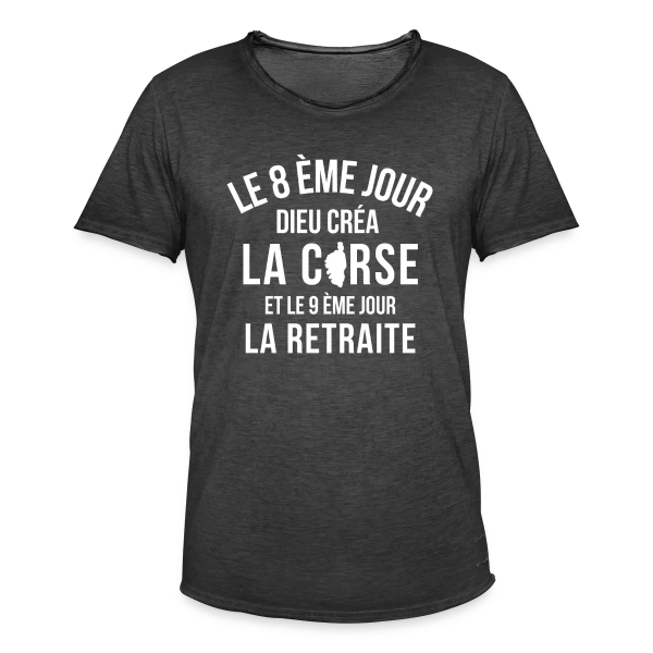 Humour Corse Invisible sur T-shirt vintage Homme