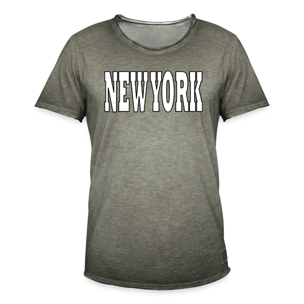 New York Ville Iconique sur T-shirt vintage Homme