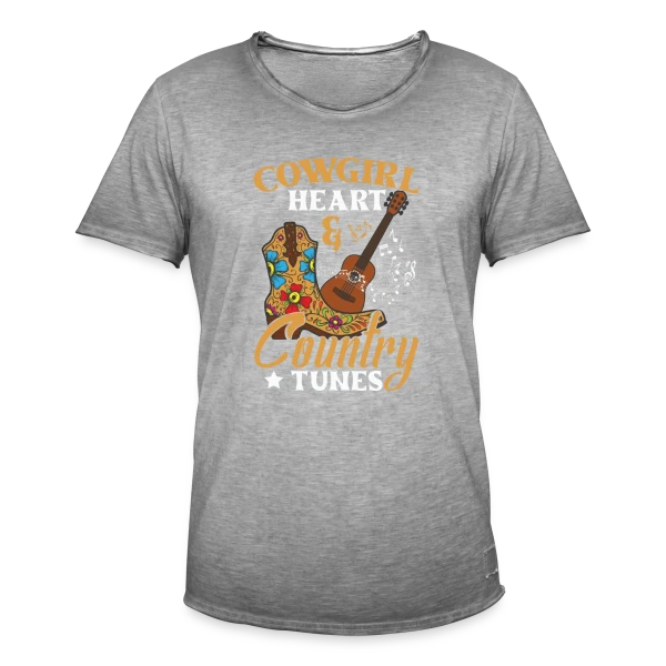 Festival Musique Country & Guitare sur T-shirt vintage Homme