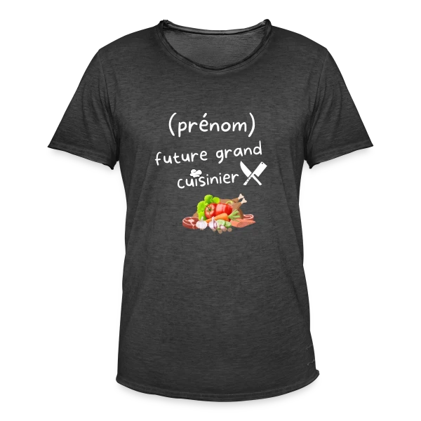 De Cuisine Personnalisé : Pour les Passionnés sur T-shirt vintage Homme