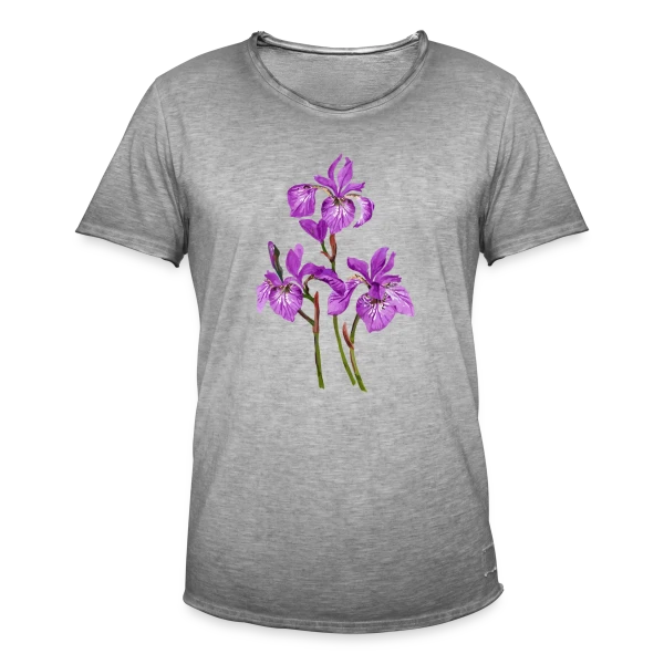 Éclat Floral sur T-shirt vintage Homme