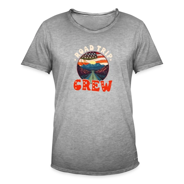 Équipe Road Trip Américain sur T-shirt vintage Homme