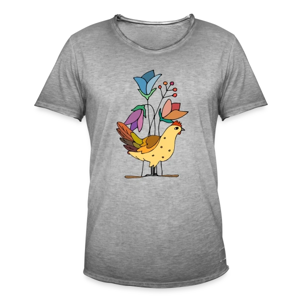 L'Oiseau Majestueux sur T-shirt vintage Homme
