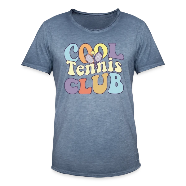 Cool Tennis Club : Coach & Équipe sur T-shirt vintage Homme