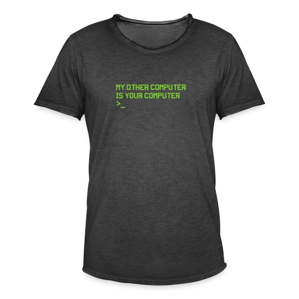 Hacker Codeur Computerfreak Nerd - Cadeau Hacking sur T-shirt vintage Homme