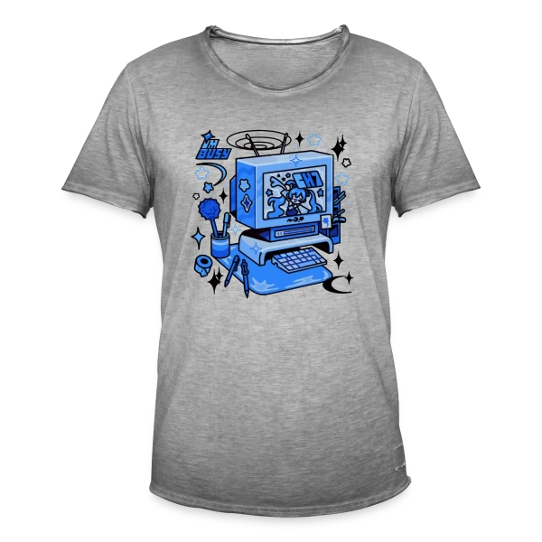 Ordinateur Rétro "I'm Busy" sur T-shirt vintage Homme