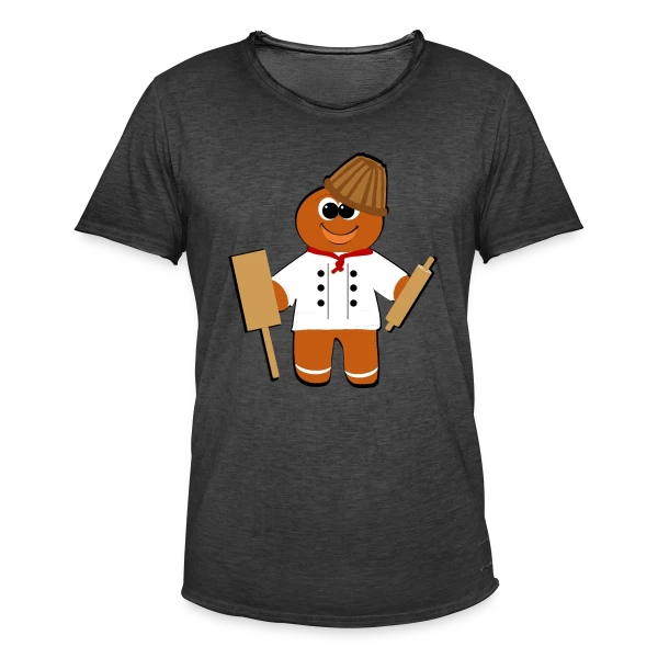 Boulanger Alsacien Gourmand sur T-shirt vintage Homme