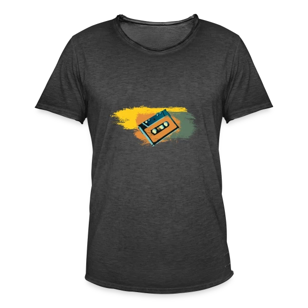 Cassette Rétro Couleurs sur T-shirt vintage Homme