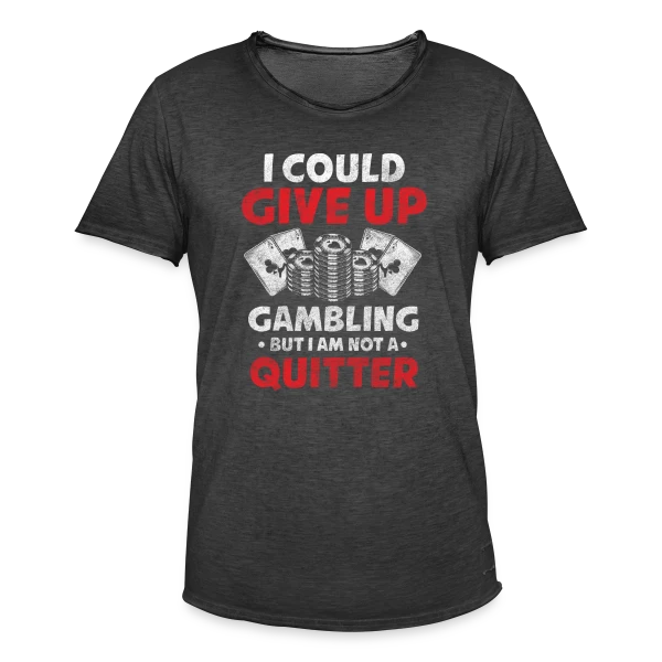 Maître du Skat et du Poker sur T-shirt vintage Homme