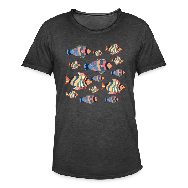 Passion Pêche : L'Esprit du Poisson sur T-shirt vintage Homme