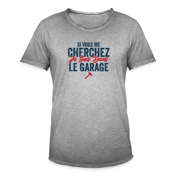 Humour Bricolage : J'peux Pas J'ai Bricolage sur T-shirt vintage Homme