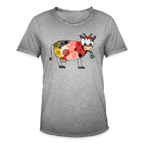 La Vache Rigolote sur T-shirt vintage Homme