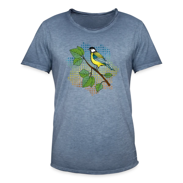 Oiseau Arc-en-Ciel sur T-shirt vintage Homme