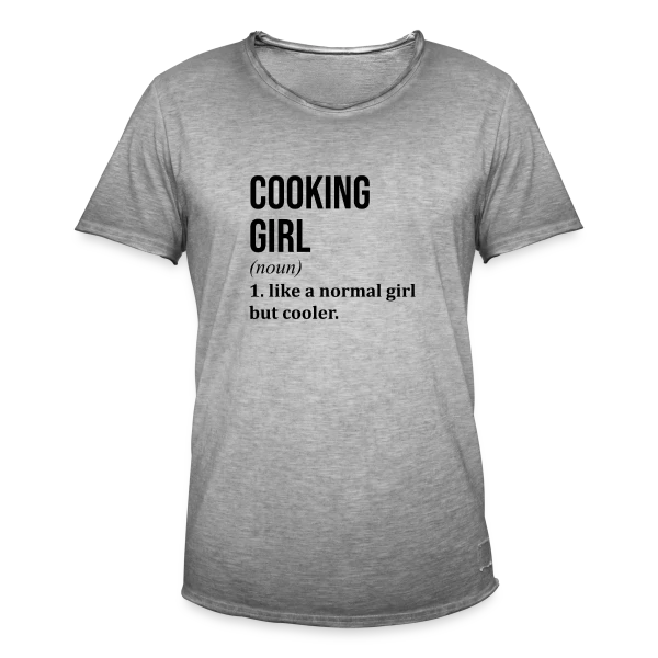 Motif 'Cooking Cooking' | Esprit Culinaire sur T-shirt vintage Homme