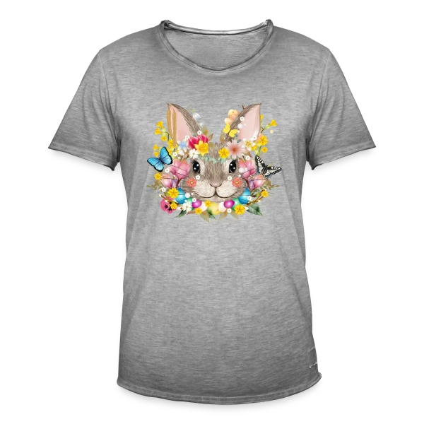 Lapin de Pâques Enchanté sur T-shirt vintage Homme