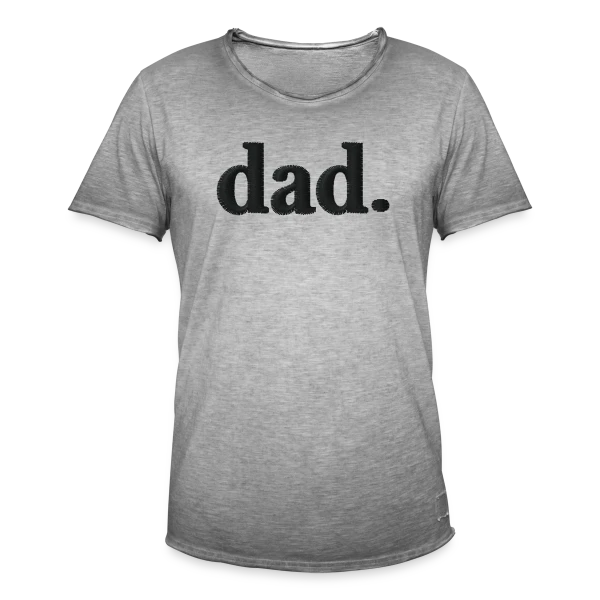 Brodé 'Dad' - Style Élégant et Minimaliste sur T-shirt vintage Homme