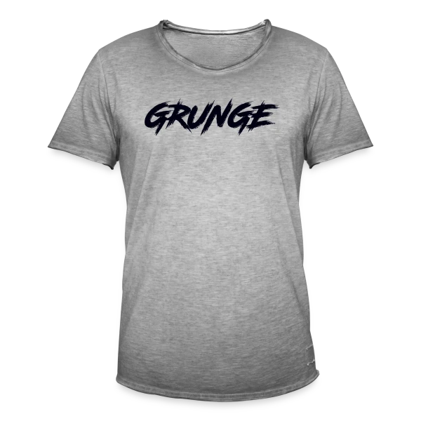 Typographie Grunge Brossée sur T-shirt vintage Homme
