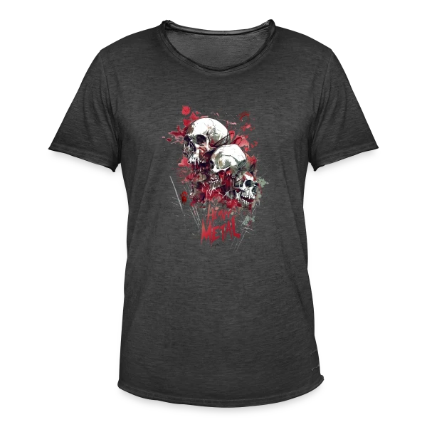 Esprit Heavy Metal sur T-shirt vintage Homme